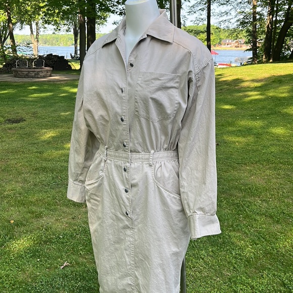 Liz Claiborne cotton midi dress 10 - Picture 3 of 10